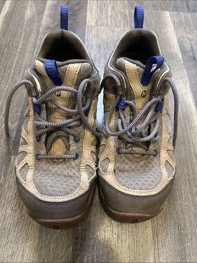 Merrell Women’s Tan and Gray Trail Shoes